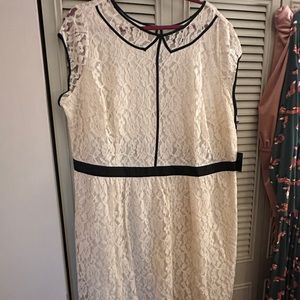 BB Dakota Jack label lace mini dress with black detailing. 3XL